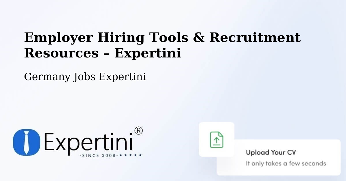 Employer Hiring Tools & Recruitment Resources – Weisel - Weisel, Germany Jobs Expertini