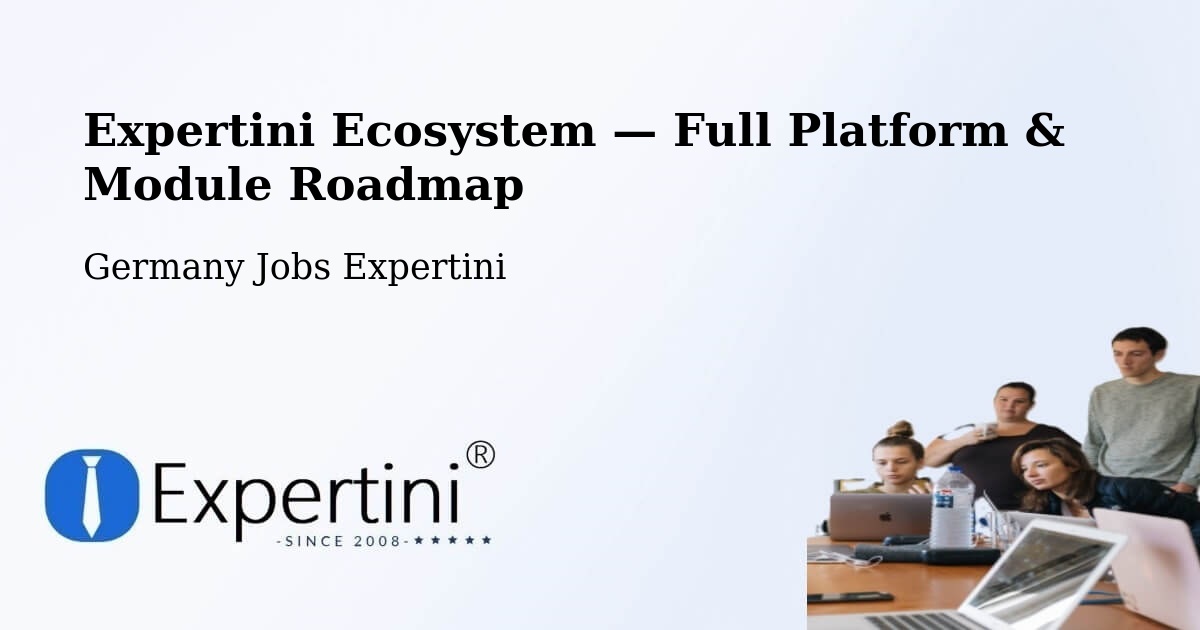 Expertini Ecosystem — Full Platform & Module Roadmap – Weisel
