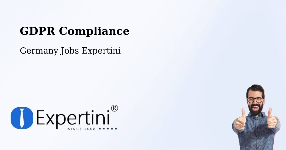 EU GDPR Compliance Statement – Weisel - Germany Jobs Expertini